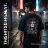 adiyogi oversized tee – minimal spiritual edition