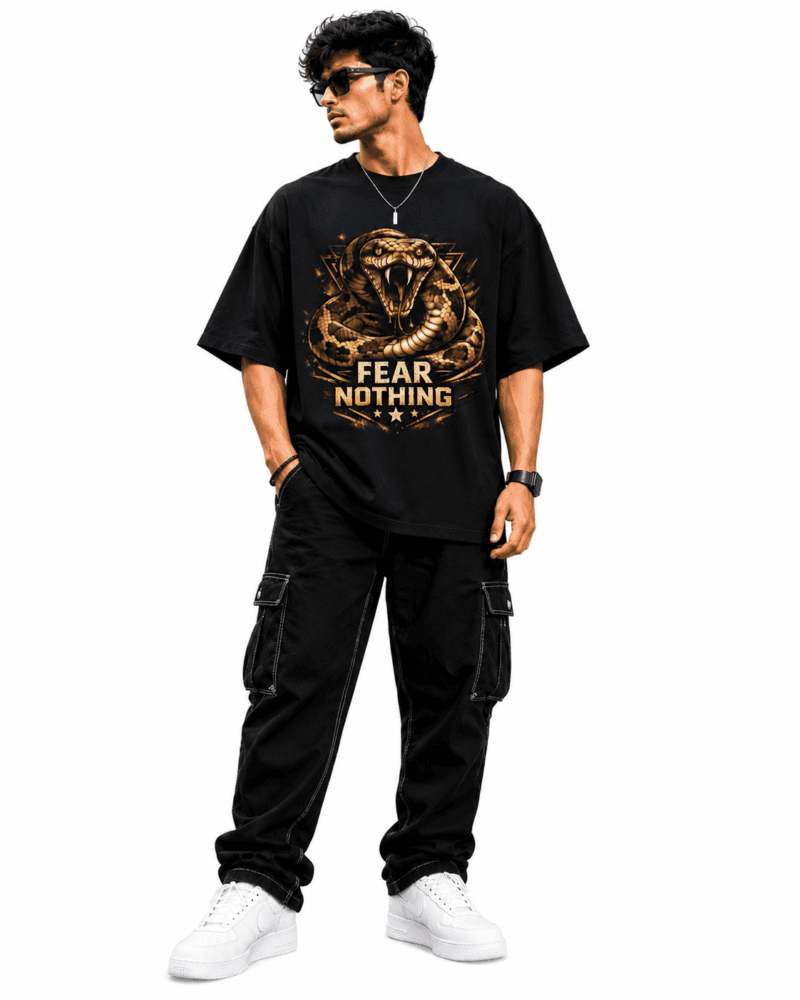 fear nothing oversized t shirt