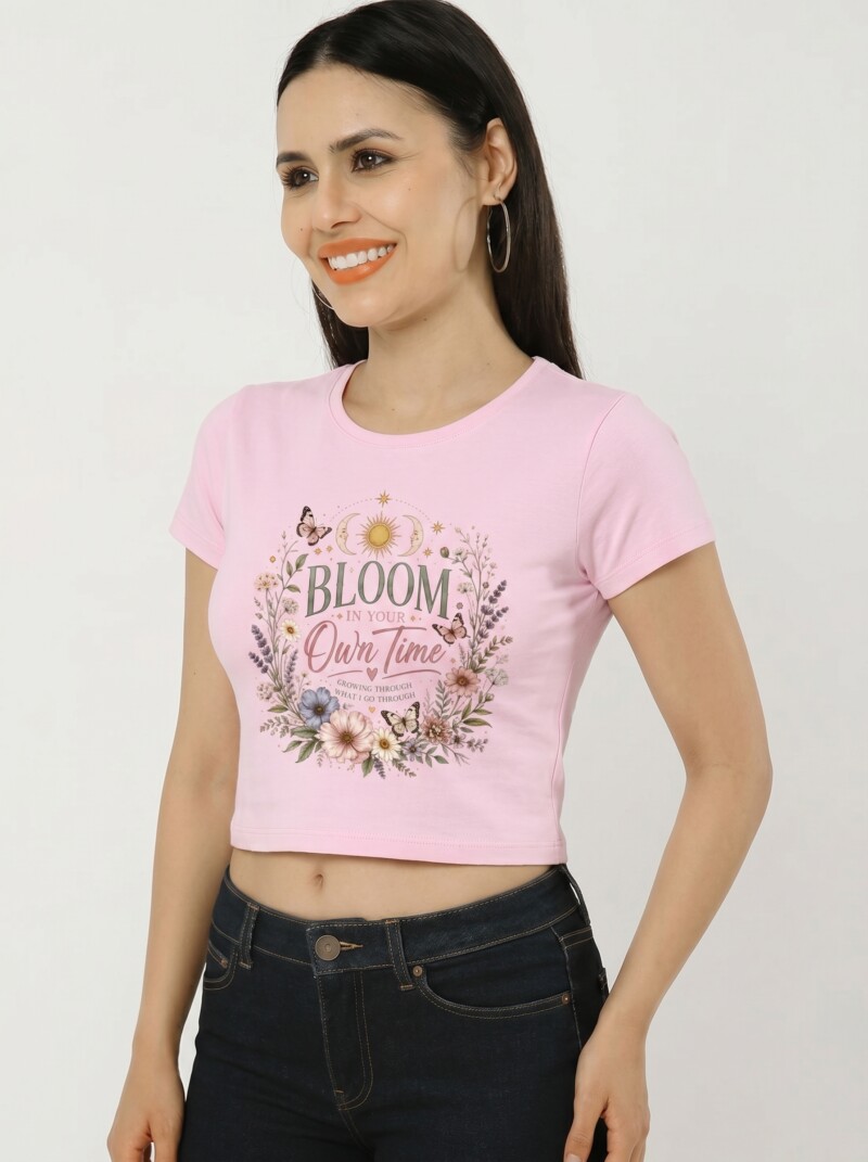 bloom in your own time tee
