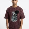 titan of mist unisex acid washed oversized tee
