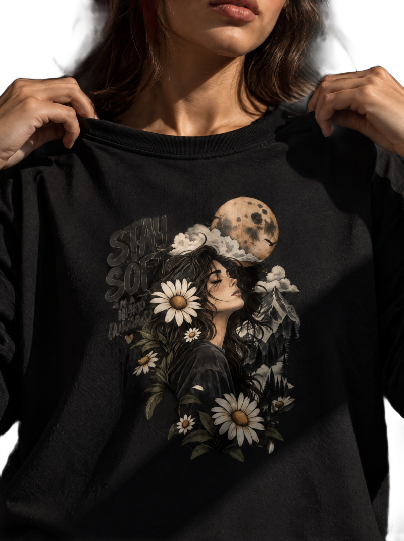 women face print