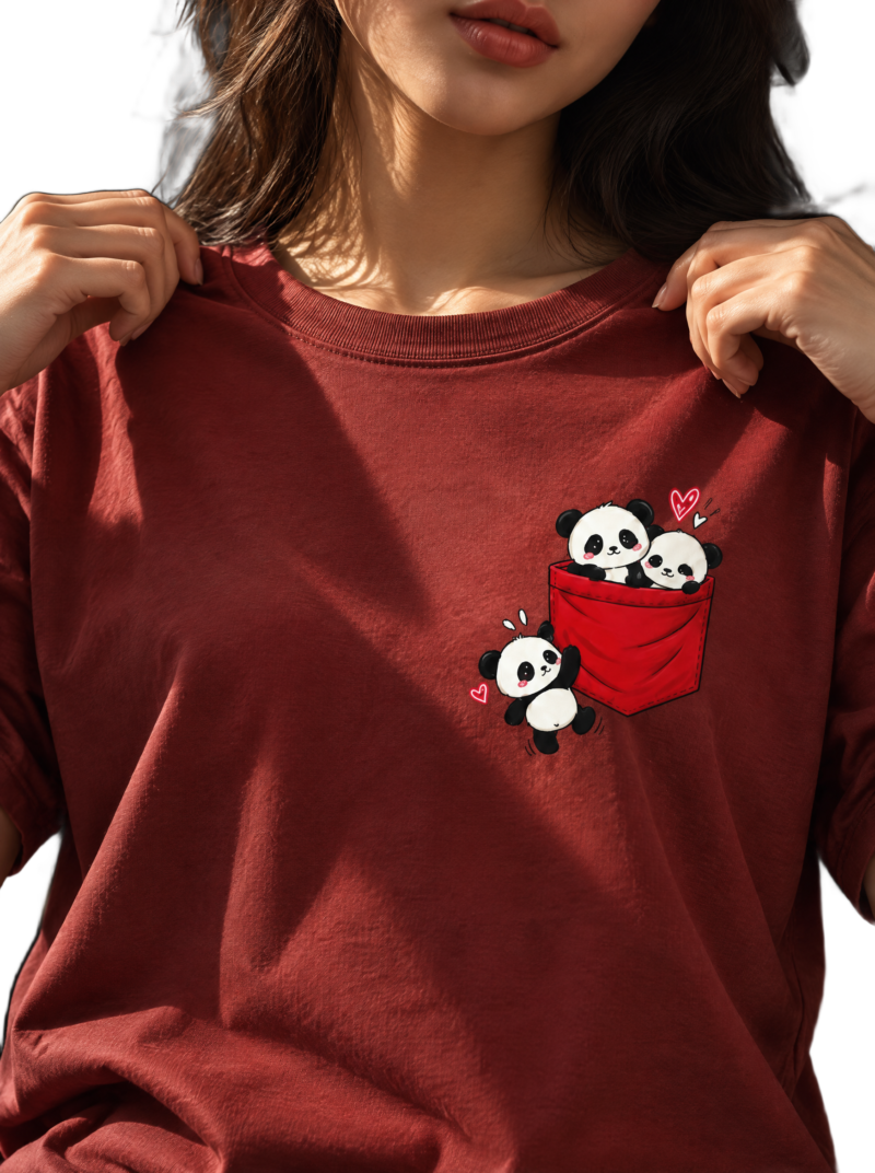 women little panda tee